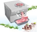 Kolice Commercial Countertop Fresh Fruit Gelato Ice Cream Machine, Italian Water Ice Cream Maker, Hard Ice Cream Machine- 5.5 gallon/hour,vertical feeding+mixing