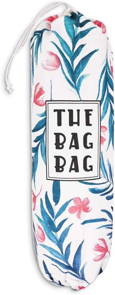 Flower Pattern Plastic Bag Organizer, Shopping Bag holder, Holders for grocery bags, Washable Grocery Storage Dispenser, Carrier Storage Organizer Extra Large(23" x 9")