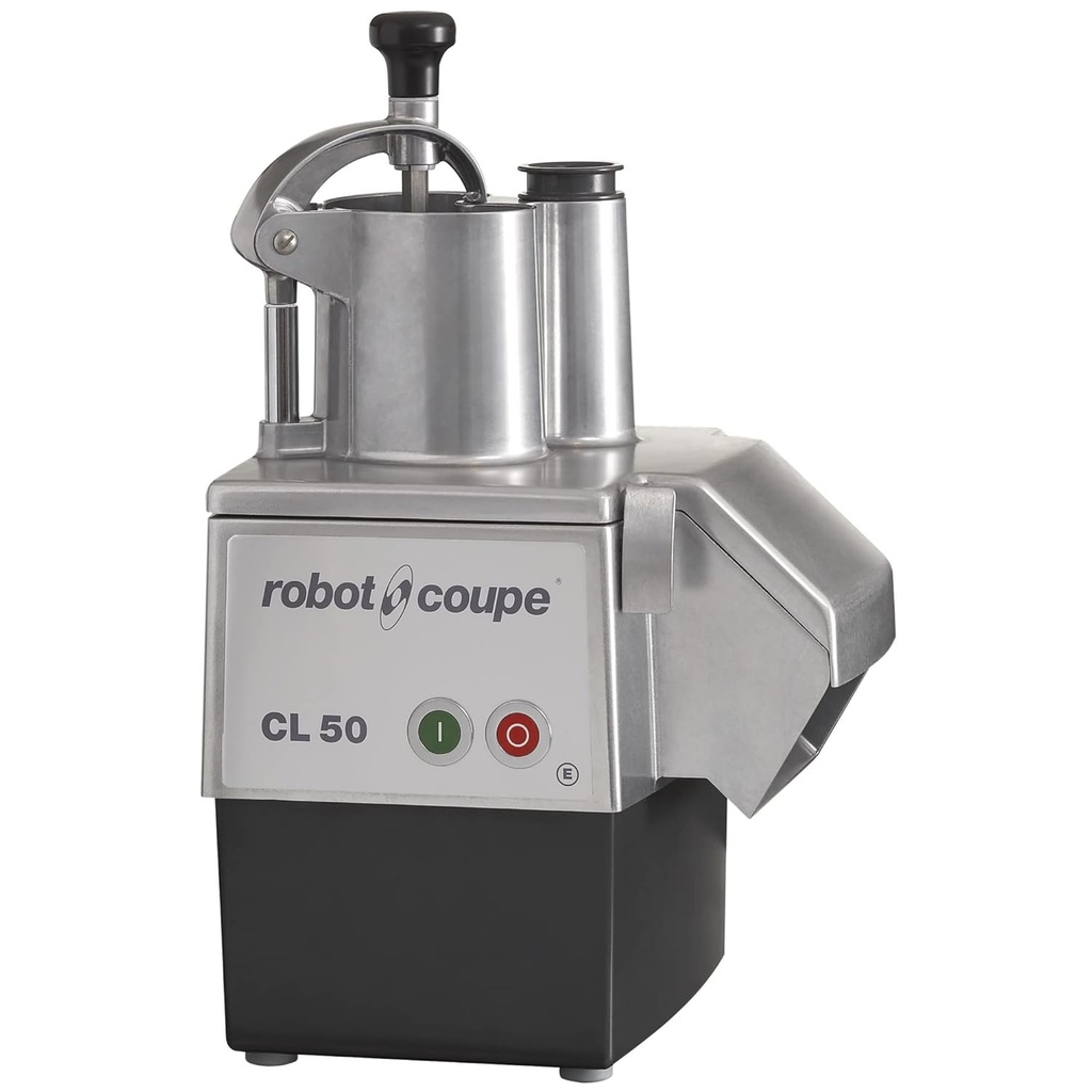 Robot Coupe CL50 NODISC Single-Speed Cutter Mixer Continuous Feed Commercial Food Processor with Side Discharge, 120v (Discs NOT Included)