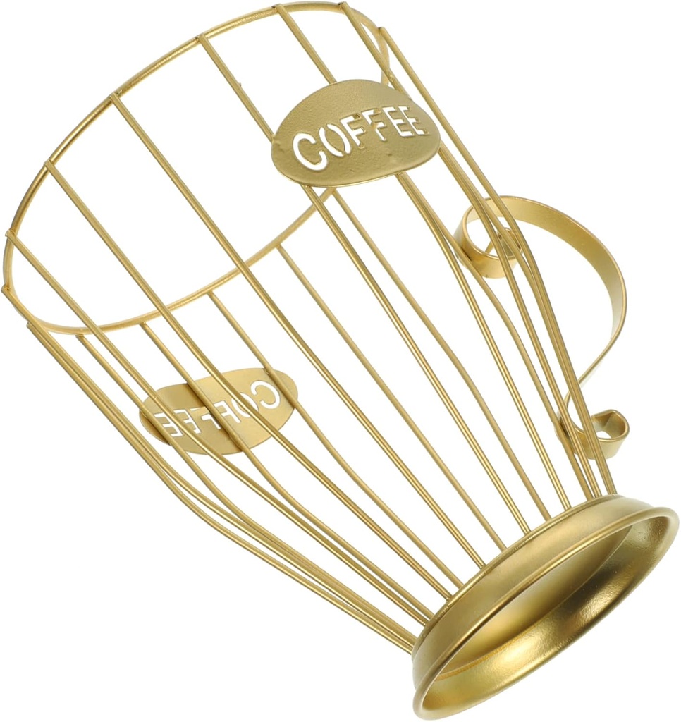 Coffee Holder Pads Basket Iron Storage Organizer for Countertop Desktop Fruit Container