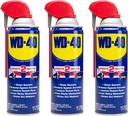 WD-40 Original Formula, Multi-Use Product with Smart Straw Sprays 2 Ways,12 OZs, 3-Pack, 12 OZ