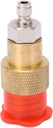 Soda Refill Adapter, Brass Connector with TR21‑4 Male Thread, Installation, Pressure, Leak Proof, For Soda Machines and CO2 Cylinders