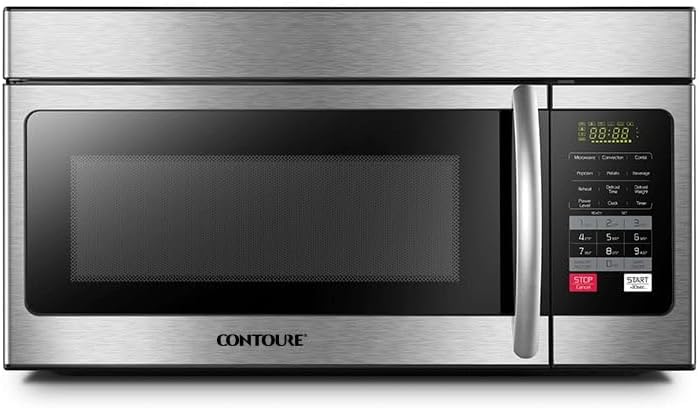 RV Convection Microwave 1.6 cu.ft. | 1000W Power | 4 Auto-Cook Menus | LED Display | Easy Install | RV-500-OTR