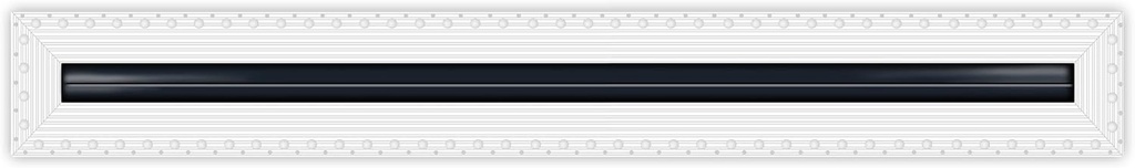 BUILDMART - 48" Mud-in Linear Slot Diffuser - 1 Slot - Air Vent Cover - Drywall MUD in White Air Vent - MUD Linear Slot Diffuser - Register Grille for Ceiling and Walls - Texas Buildmart