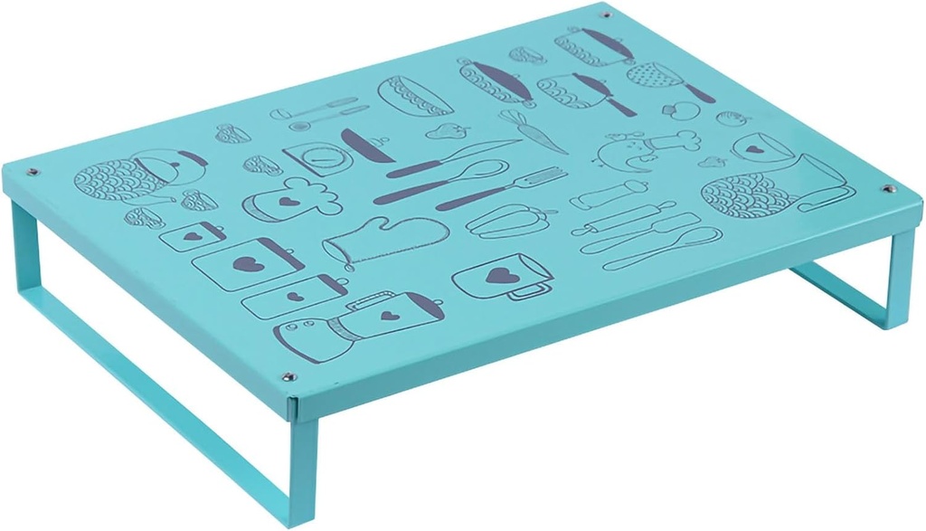 Microwave Stand, Microwave Oven Rack Magnetic Stove Top Shelf Stove Shelf Magnetic Shelves Gas Stove Cover Base Shelf for Kitchen(Green)