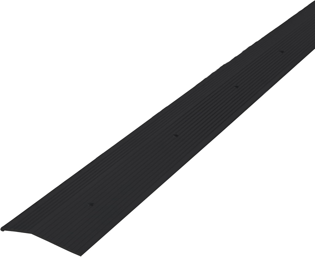 M-D Building Products 66272 2 in. x 72 in. Matte Black Aluminum Carpet Trim w/Screw Nails