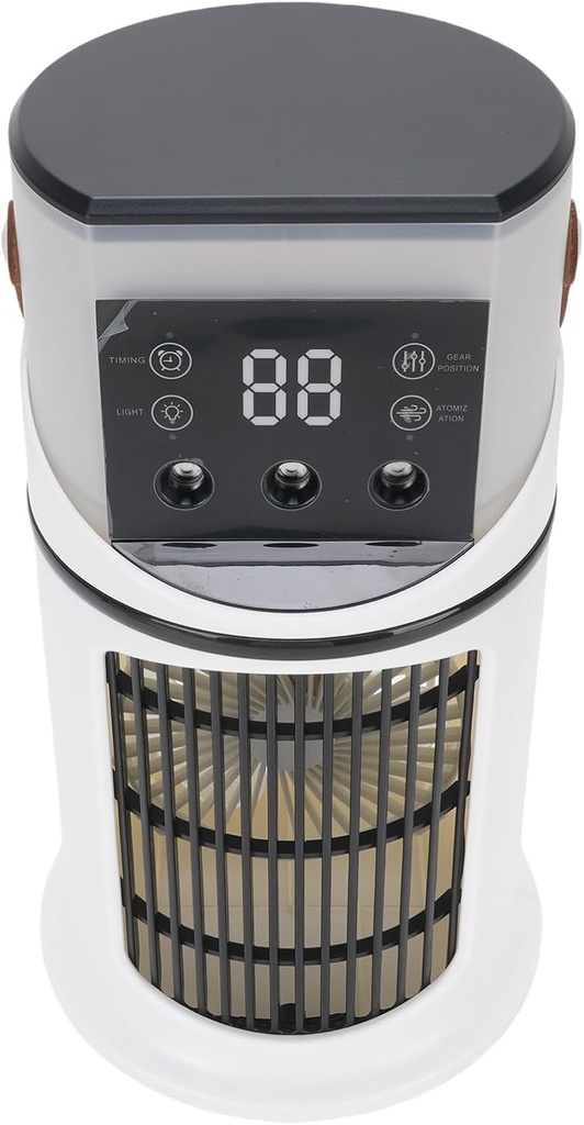 Portable Air Conditioner,Cooling Fan with 6 Speeds 500ml Water Container 4 in 1 Humidifier Air Conditioner Fan Night Light Evaporative Air Cooler, for Home Office