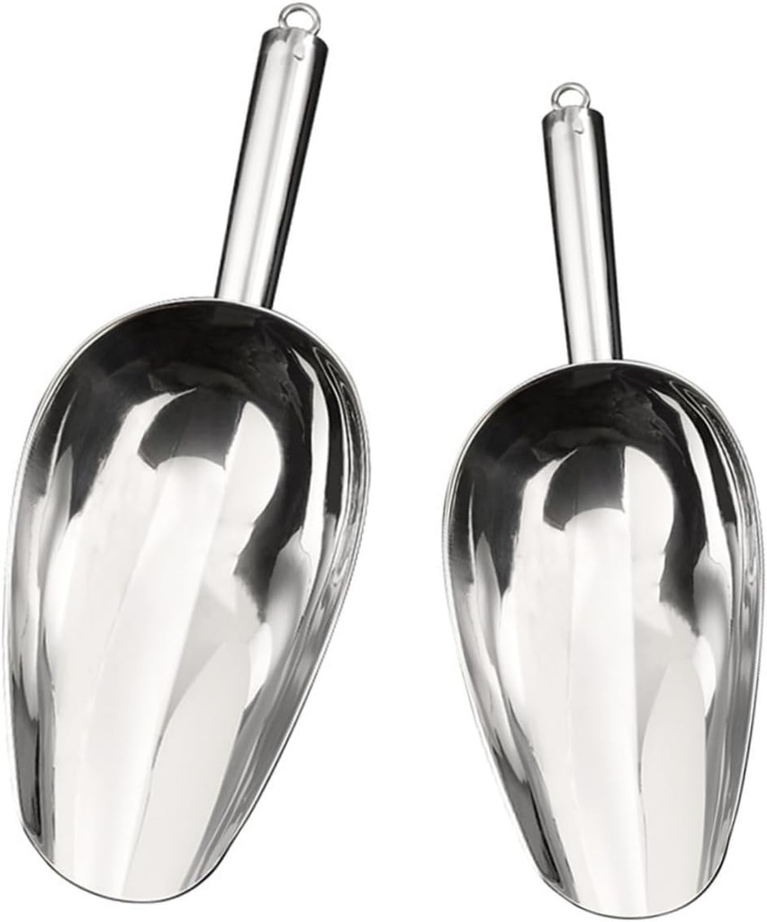 2pcs Pet Food Scoop Multi-functional Shovels for Dog and Cat Feeding Easy to Use Pet Feeding Tools for Home Travel