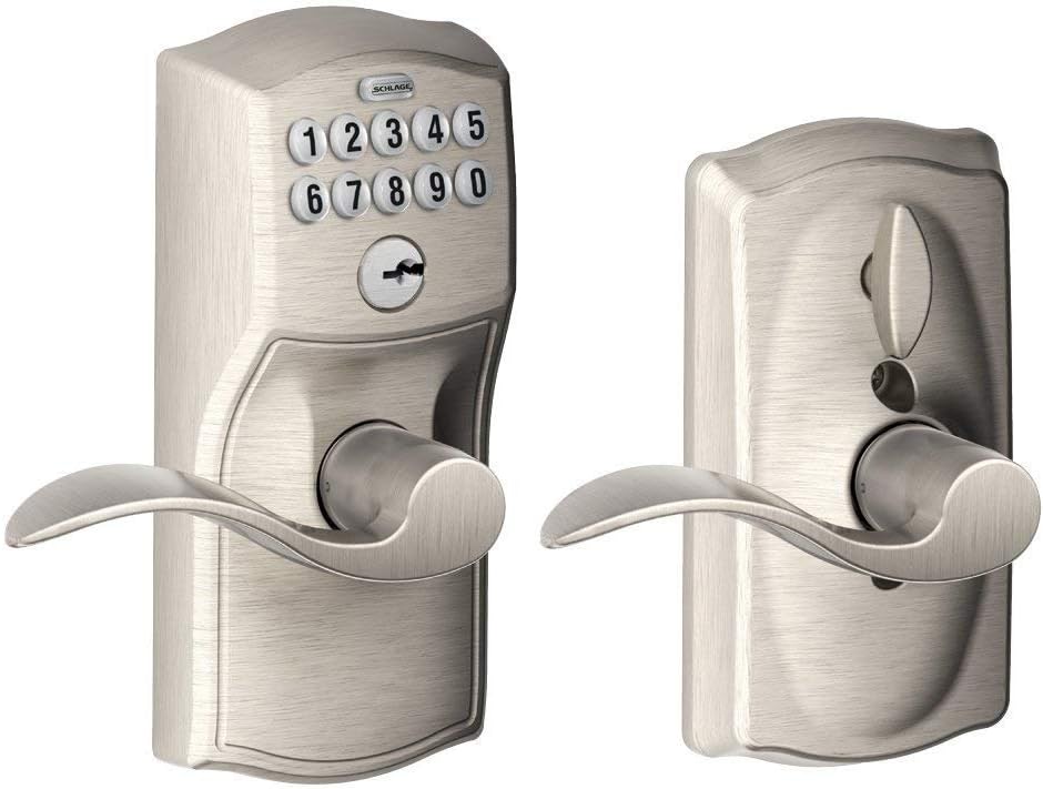 Schlage Satin Nickel Steel Electronic Keypad Entry Lock