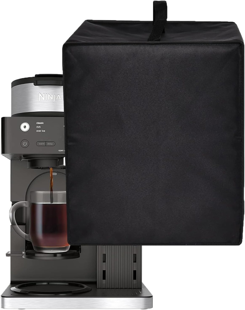 Espresso Machine Cover for Ninja Espresso Machine, Heavy Duty Waterproof Protective Coffee Maker Cover, Compatible with Ninja CFN601, Coffee Maker Lid