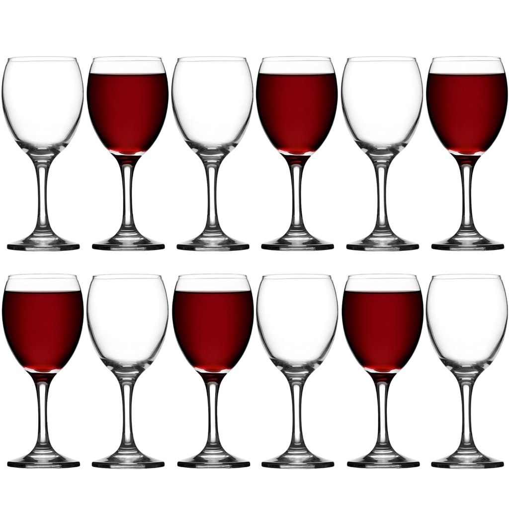 Hospitality Glass Brands 44703-012 Imperial 8.5 oz. Wine Glass (Pack of 12)