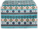 Aztec Tribal Toaster Covers with Top Hook for Easy Storage, Bread Maker Oven Women Gift Compatible with Most 4 Slice Toasters Polyester Quilted Kitchen Appliance Organizer Bag