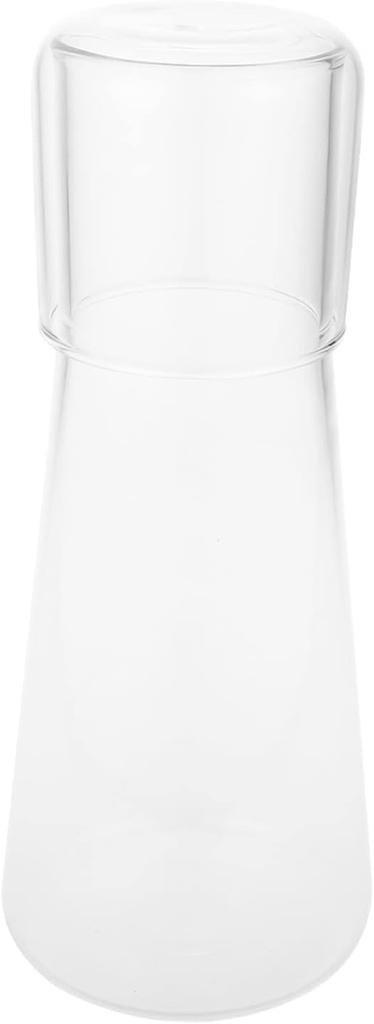 750ML Glass Water Pitcher Set with Lid Beverage Jug for Cold Drinks Juice and Iced Tea Sturdy Cooling Kettle for Home and Travel