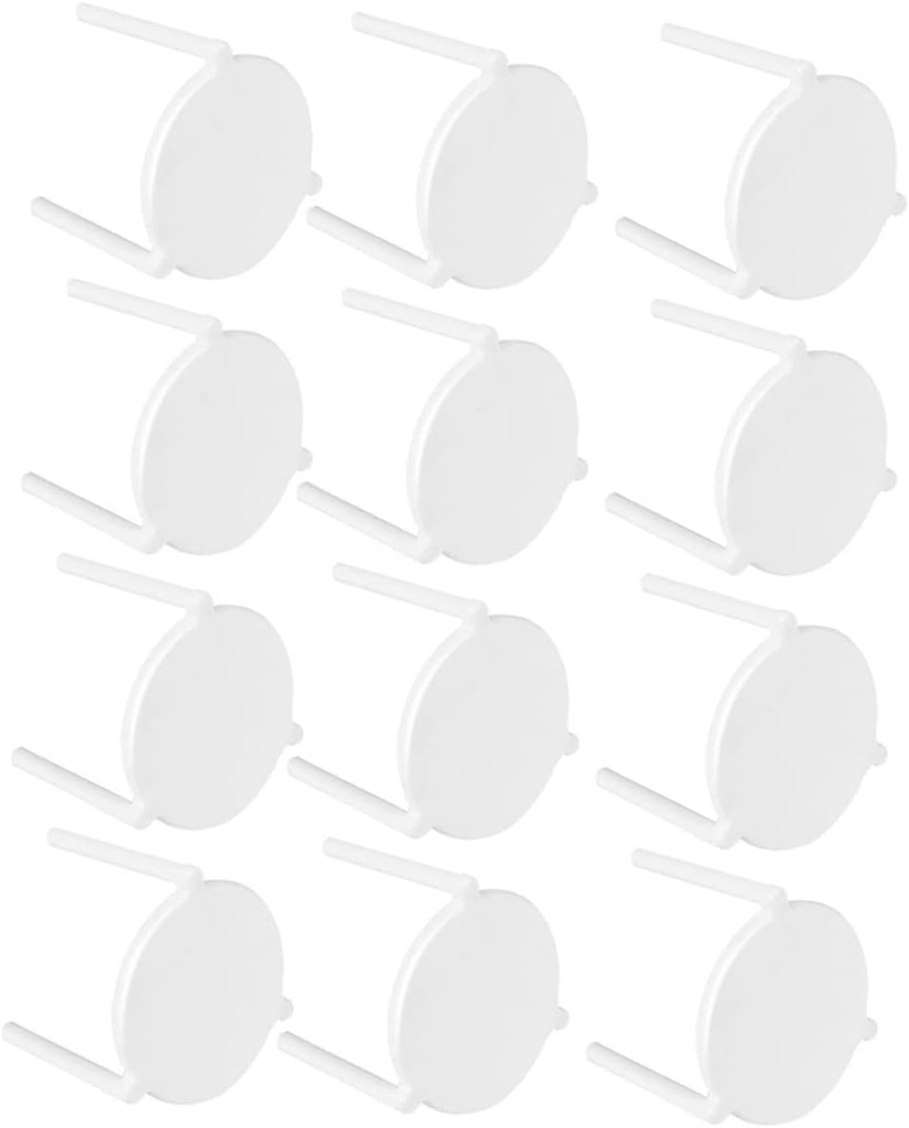 PRETYZOOM 200pcs White Plastic Pizza Stands High-temperature Resistant Tripod Stackers for Safe Pizza and Storage for Catering and Takeout