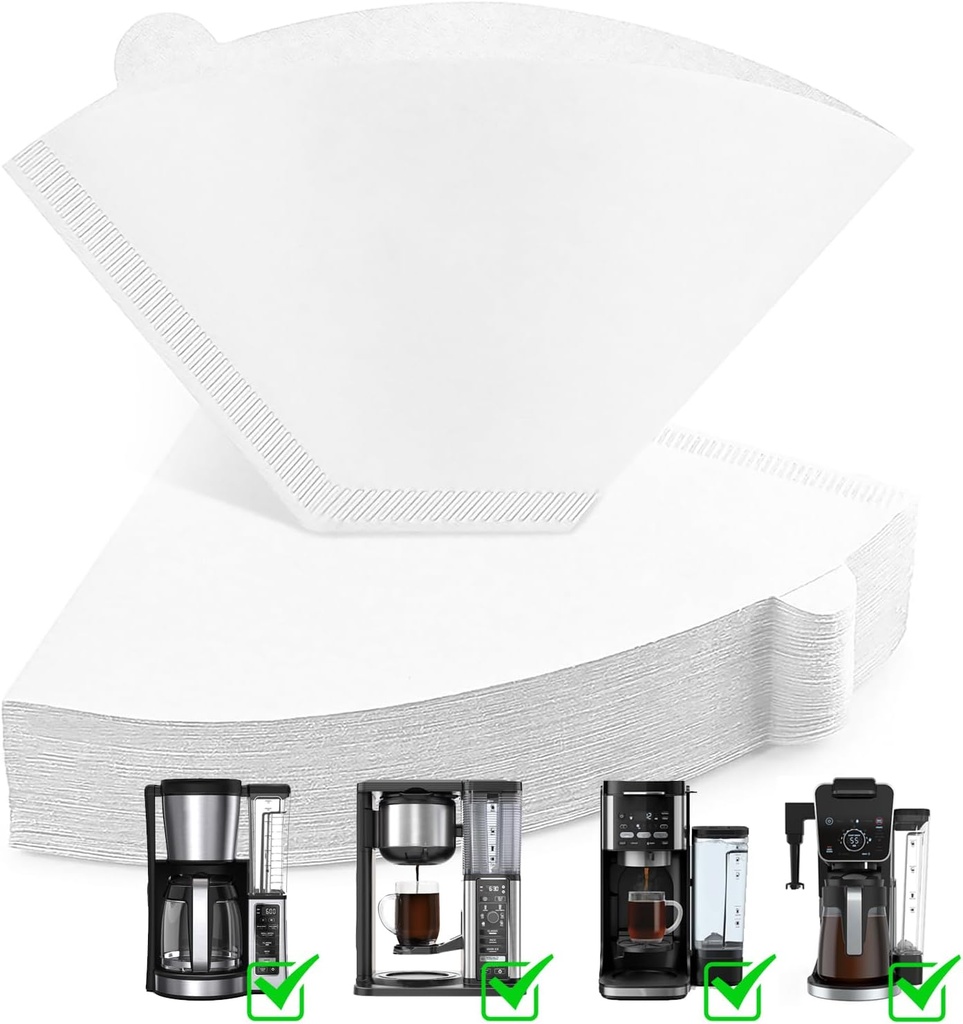 MIMORE Coffee Filters #4-120 PCS Cone Coffee Filters Compatible with Ninja Coffee Filter Paper CE251, CM401, CFP307, CFN601 Coffee Maker Filter