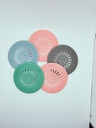 Hair Catcher Shower Drain Covers Protector Silicone Bathtub Hair Stopper Easy to Install and Clean Suit for Bathroom Bathtub and Kitchen