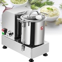 Duty Commercial Vegetable Cutter, Grater Shredder Food Processor, with Removable Stainless Steel Bucket