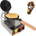 Waffle Maker, Electric Non stick Hong Kong Egg Waffler Iron, Stainless Steel Waffle Maker Machine, Ready in under 5 Minutes, for Home Kitchen Commercial Use