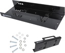 Universal Winch Mounting Plate, 10" x 4.5" Raised Bolt Pattern, 15,000 lbs, Heavy Duty Steel with Fairlead Flange & Hardware for Truck, SUV, Trailer