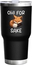 Oh! For Fox Sake Tumbler Coffee Tumbler 30 oz Tumbler with Lid and Straw Insulated Tumblers Stainless Steel Tumblers, 20oz, black8