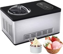 Automatic Ice Cream Machine,1.5L Home Portable Electric Ice Blender Dessert Freezing Yogurt Sorbet Maker,with LCD Display and Compressor,3 Modes