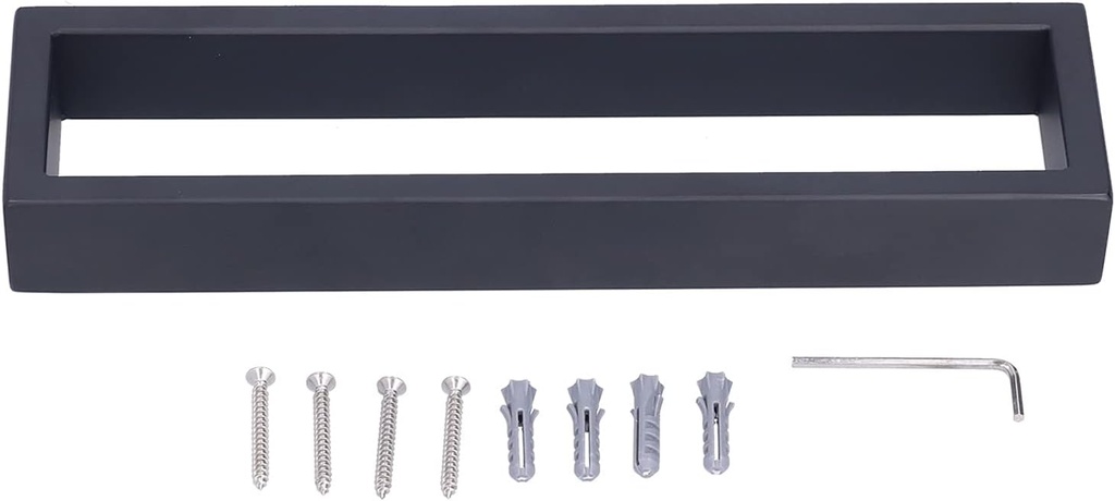 Towel Holder Wall Mounted, Stainless Steel, Heavy Duty 5kg Capacity, Brushed Finish -, Quick Installation, Ideal for Bathroom Kitchen Bedroom Use