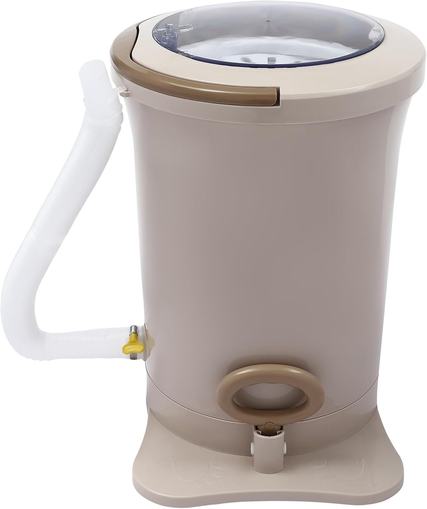 Mini Hand Crank Machine Dehydrator,Portable Manual Washing Machine and Dehydrator for Camping, Dorms - Non-Electric, Manual Clothes Dehydrator