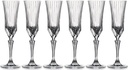 RCR Crystal Adagio Collection Champagne Flutes Glass Set