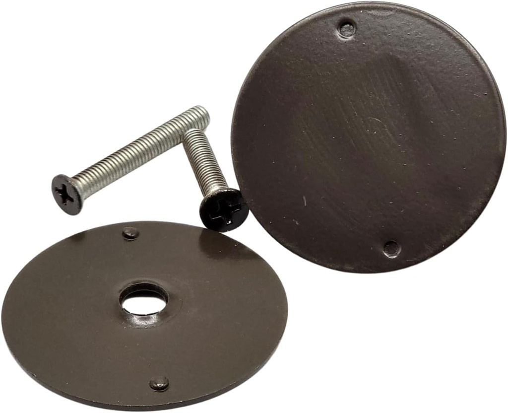 M7 Dummy Mortise Cylinder 1-7/8" | Cylindrical Lockset Cover Plate | Mortise Lock Cylinder Hole Cover | Oil Rubbed Bronze