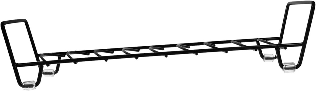 DECHOUS 1pc Multifunctional Kitchen Draining Rack Simple Black Dish Storage Basket for Organizing Plates Bowls and Utensils Vertical Design for Easy Drainage and Space-Saving