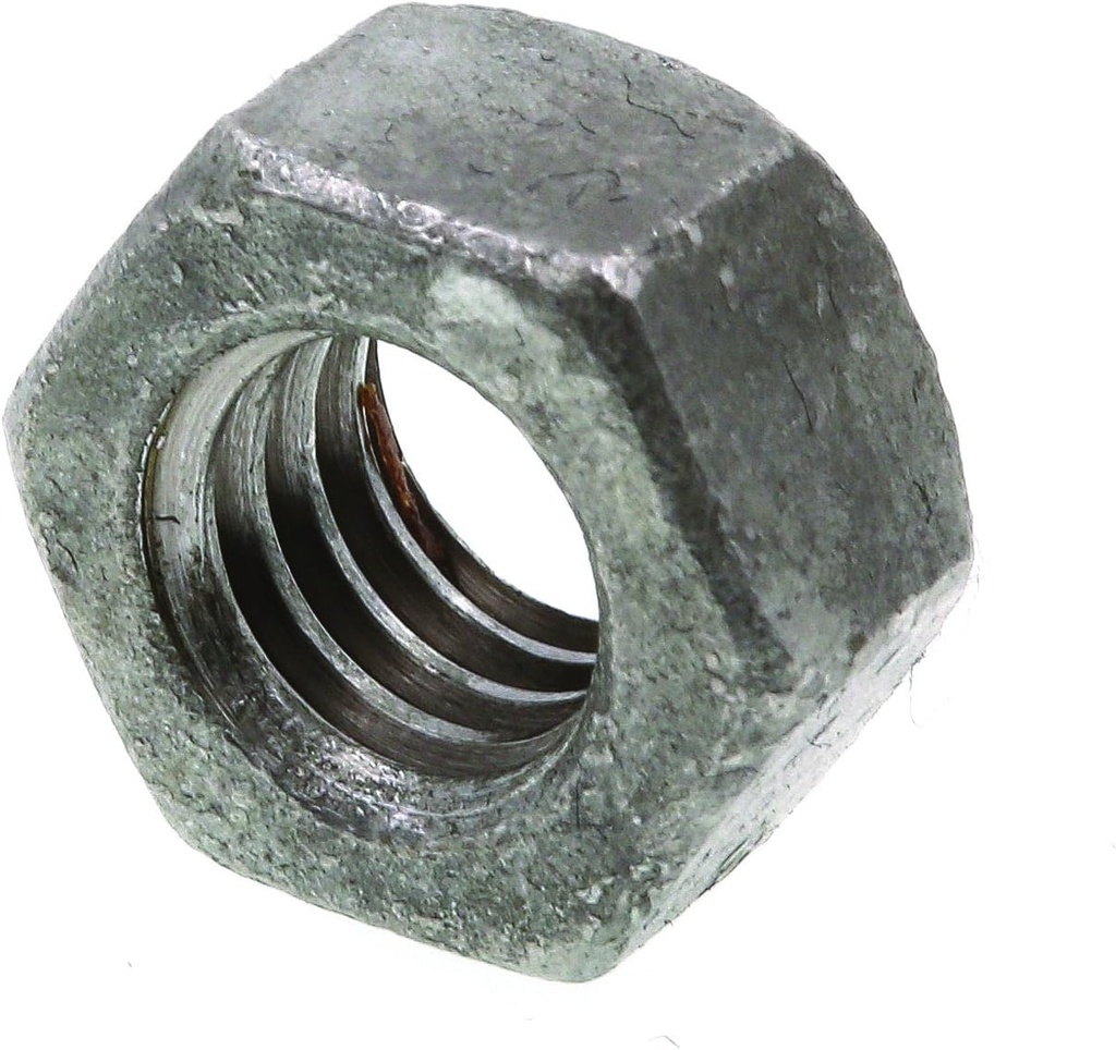 Prime-Line 9073413 Finished Hex Nuts, 5/16 In.-18, A563 Grade A Hot Dip Galvanized Steel (100 Pack)