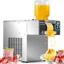Huanyu Commercial Pro Snowflake Ice Machine, 260lbs/24h, Instant 5s Instant Cooling, 750w Motor Dominates Cafes, Dessert Bars and Rush Hours