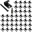 Yarlung 40 Pack Start Clips, Universal Hidden Deck Fasteners for Composite Decking Boards, Stainless Steel Deck Clips with Screws