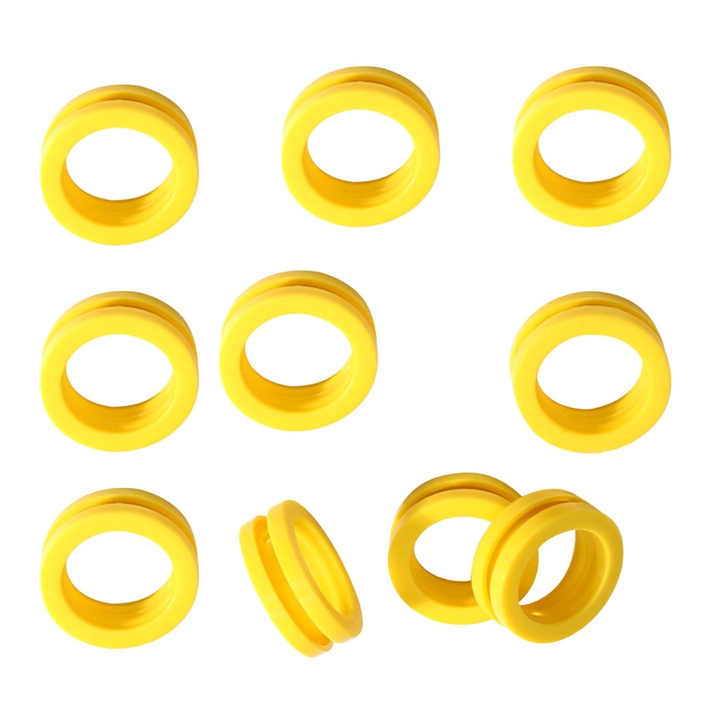 Co2 Cylinder Gaskets, 10pcs Co2 Cylinder Exchange Carbonator Gaskets Compatible with DU-O/Terr-a/Art Silicone O Rings Sealing Gaskets of Soda Machine Sealing Rings Repair Replacement