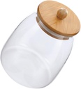 Glass Food Storage Container with Lid Airtight Kitchen Canister for Flour Sugar Tea and Snacks Transparent Jar for Pantry Organization and Food Freshness
