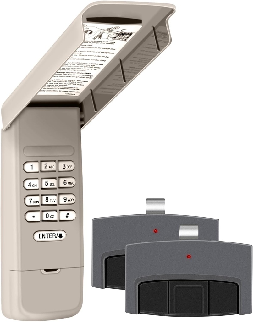 CMXZDCG440 CMXZDCG453 Universal Sears Craftsman Garage Door Opener Keypad & Remote, 3-Year-Warranty