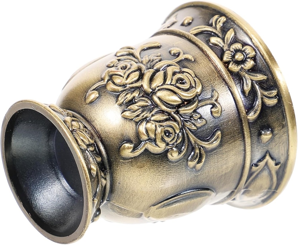 Vintage Bronze Tea Cup Wide Mouth Metal Drinking Mug for Tea Coffee Sake Unbreakable Beverage Cup for Parties Weddings and Gatherings Elegant Teaware