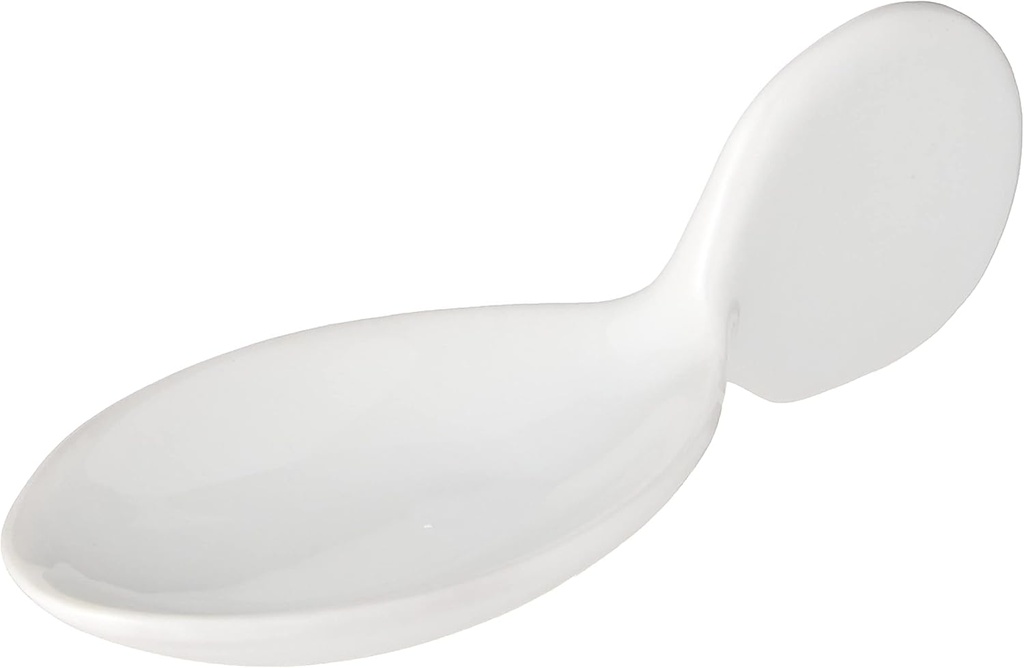 Restaurantware-4 Inch Porcelain Tasting Spoons, 10 Fish Shape Porcelain Spoons - Microwave-Safe, Oven-Safe, White Tasting Spoon, Chip-Resistant, For Tastings Or Individual Portions