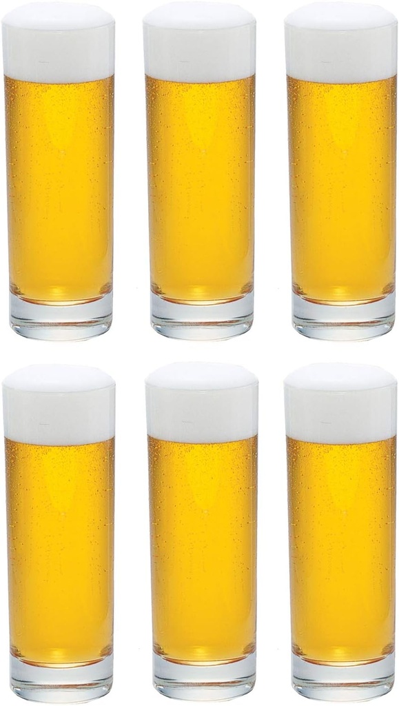 サントリーマーケティング Suntory Marketing 006-2049 Zombie Glass, Clear, 12.2 fl oz (360 ml), Island, Pack of 6