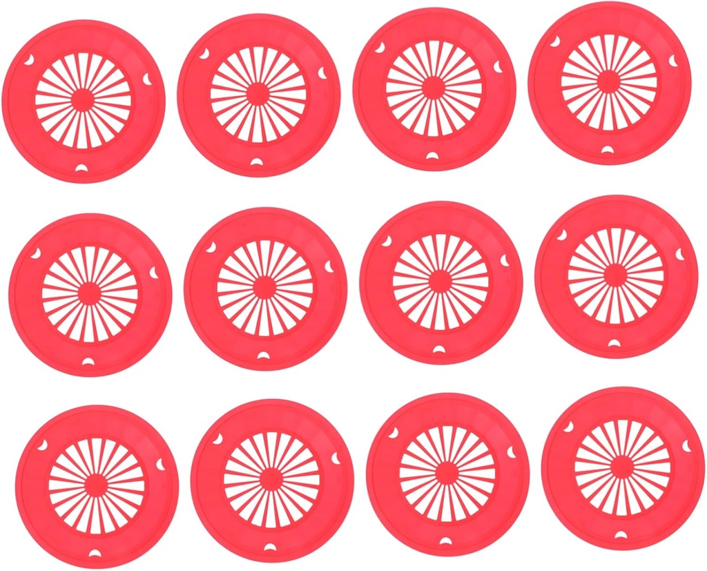 12pcs Bbq Paper Plate Holders Reusable Plate Holders for Barbecue Decorations Storage for Picnic Camping