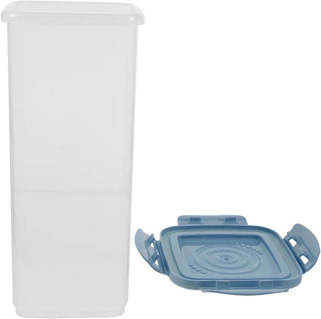 Box Food Storage Container Durable Bread Box with Lid Versatile Kitchen Organizer for Grains Snacks and Bread for Refrigerator and Pantry Use