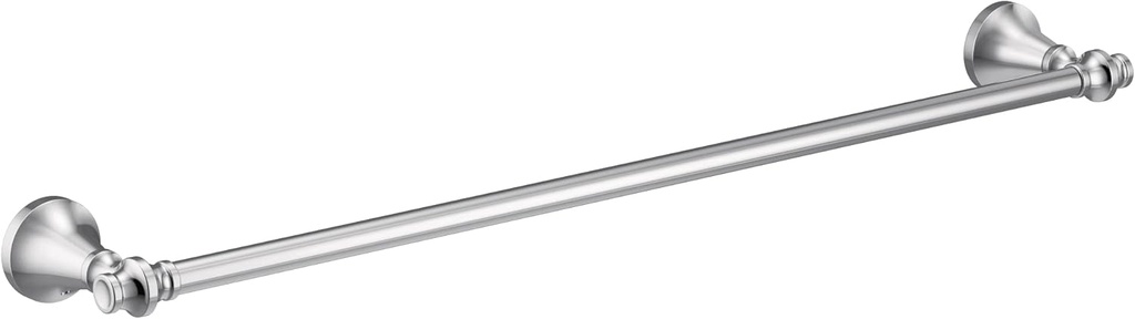 Moen YB0524CH Colinet Traditional 24-Inch Single Towel Bar, Chrome