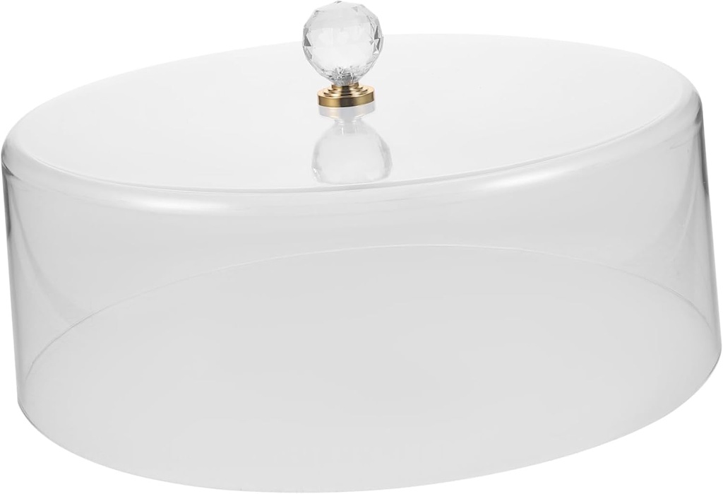 PRETYZOOM Acrylic Cake Dome Cover Food Net Covers Reusable Food Cake Carrier Protector