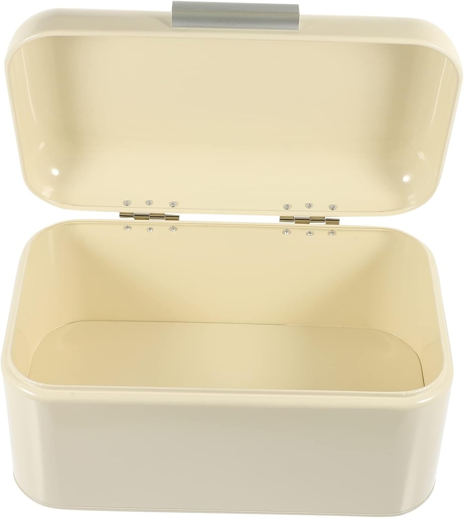 Vintage Bread Storage Box Bread Case Airtight Flour Containers Lids Counter Top Bins for Organization