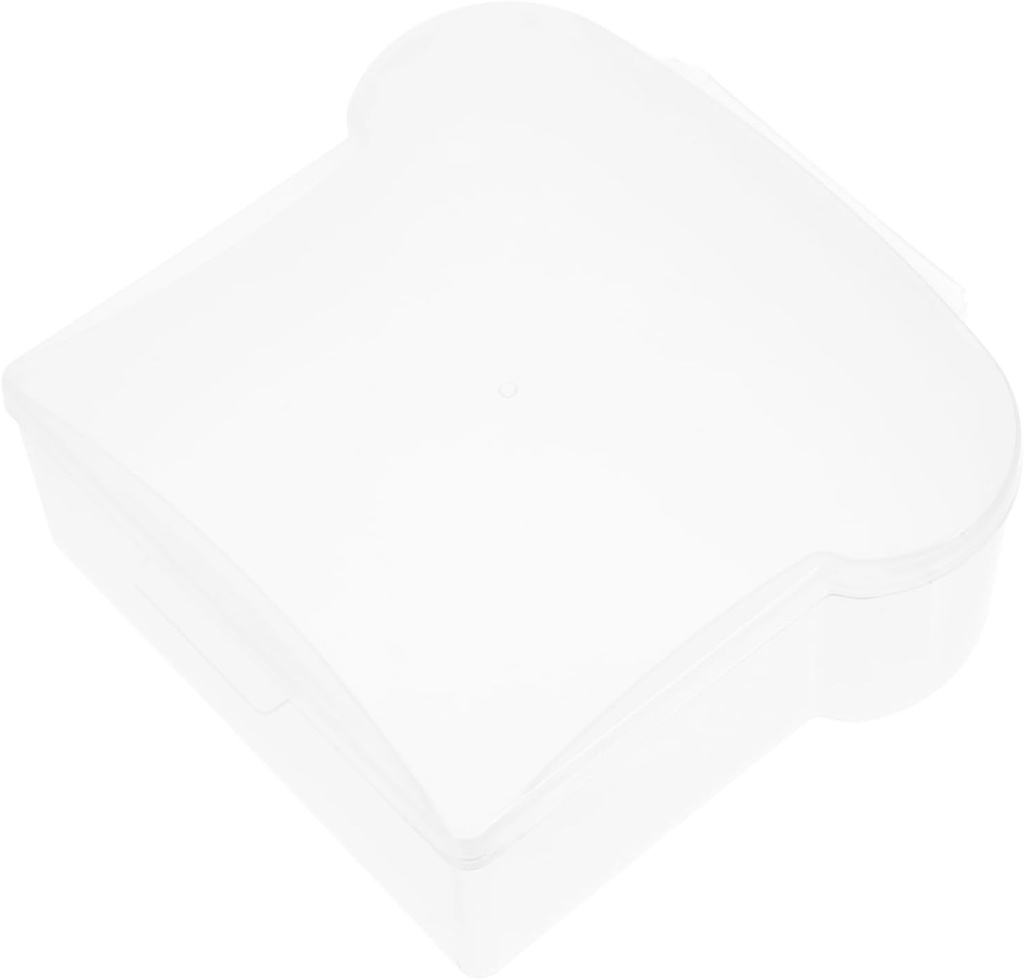 PRETYZOOM 5pcs Reusable Sandwich Containers for Teens Lunch Boxes for Boys and Girls Airtight Bread Storage Case Sandwich Holder Compact Food Containers for Picnic