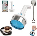 Ice Cream Sandwich Maker Tool, Stainless Steel Ice Cream Cookie Sandwich Maker, Easy Release Sandwich Cookie Scoops for Kitchen Shop Dessert