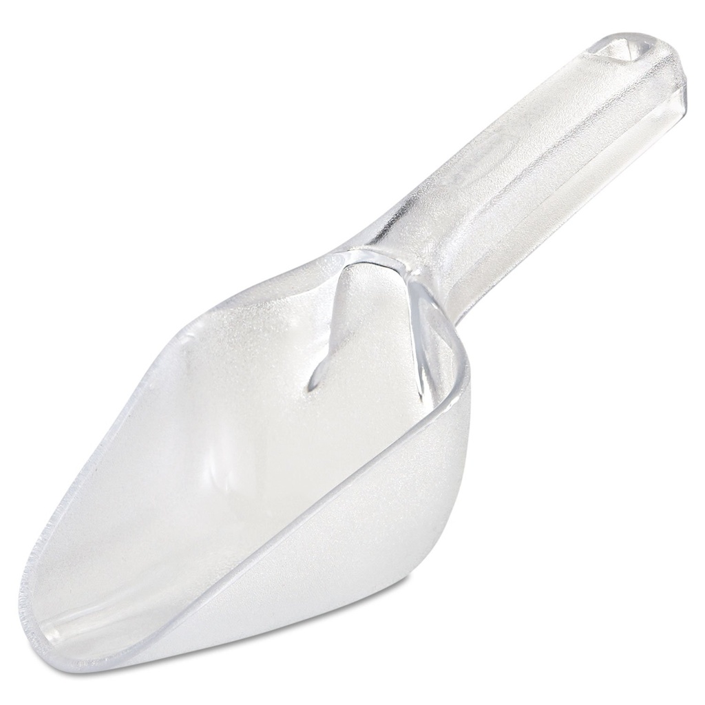 Rubbermaid Commercial 2882CLE Bouncer Bar/Utility Scoop, 6oz, Clear