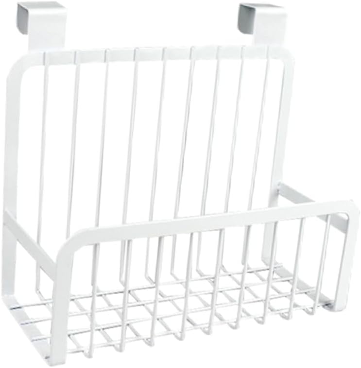 Wrought Iron Kitchen Storage Rack Pantry Organizer Shelves Cabinet Hanging Basket Iron Hanging Rack for Home Kitchen Storage Holder