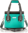 RTIC Soft Cooler 8 Can, Insulated Bag Portable Ice Chest Box for Lunch, Beach, Drink, Beverage, Travel, Camping, Picnic, Car, Trips, Floating Cooler Leak-Proof with Zipper, Seafoam Green