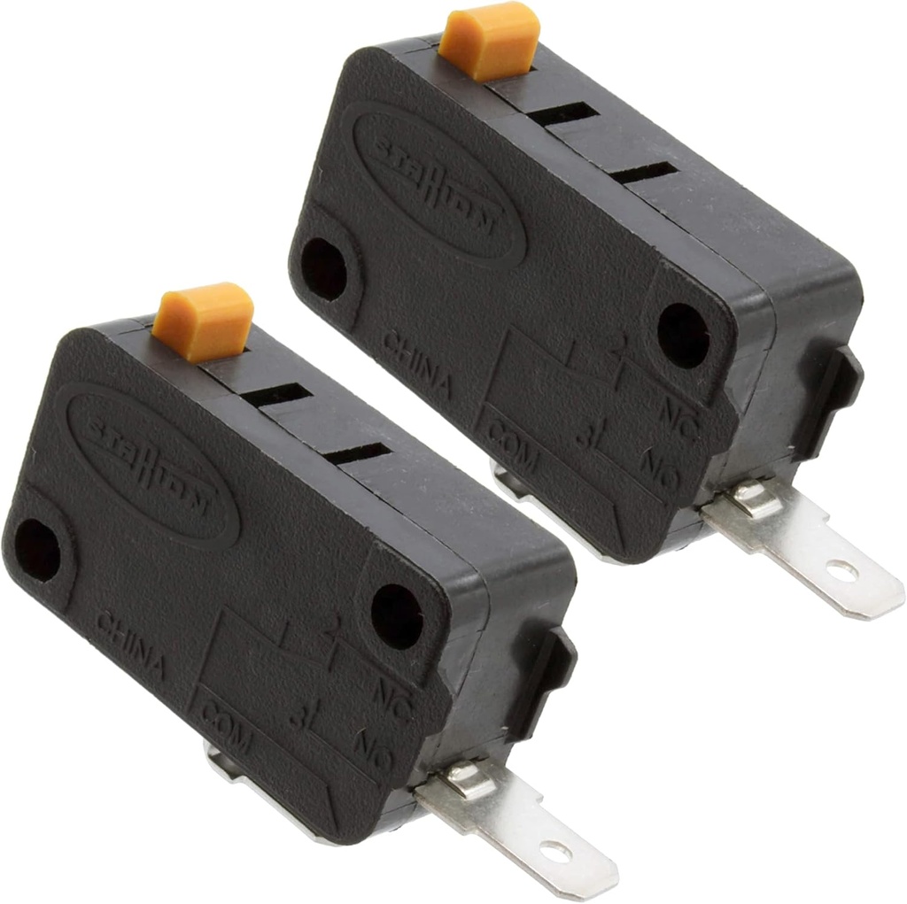 PartsBroz 3405-001034 Door Switch - Compatible With Samsung Microwave Oven Range - Replaces AP4044834 3405-000178 PS4131192 NX58H5600SS/AA MG14H3020CM ME18H704SFS ME16H702SES ME16K3000AS ME21M706BAS